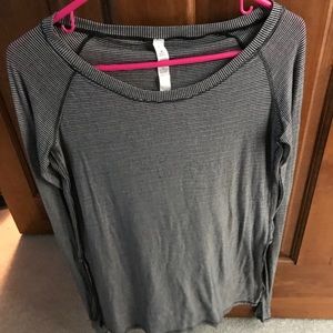Striped Lululemon Long Sleeved